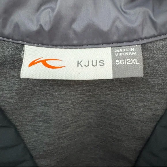 Performance Hybrid Vest KJUS Men’s 2XL Full Zip Gray - Picture 6 of 9